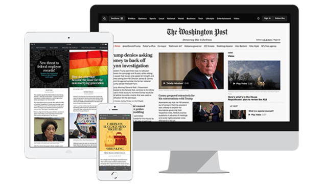 FREE The Washington Post Digital Access - 8 Weeks | Amazon | Renews at $5 per month